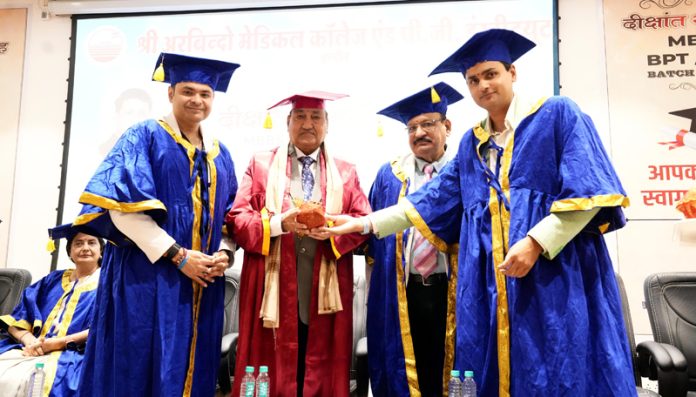 ED & CEO of AIIMS Jammu, Dr Shakti Kumar Gupta during convocation ceremony at SAIMS Indore.