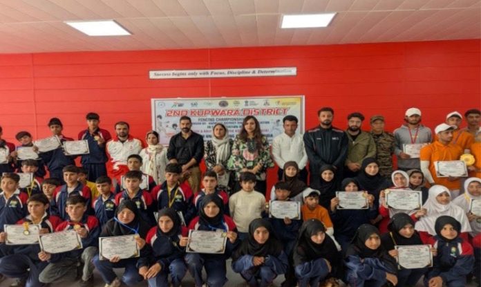 Winners posing along with certificates.