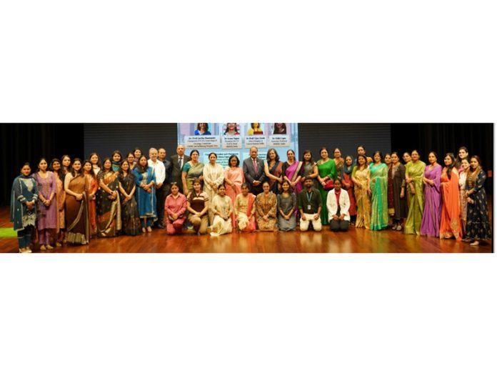 Eminent National faculty posing with guests during a CME programme in AIIMS Jammu. Eminent National faculty posing with guests during a CME programme in AIIMS Jammu.