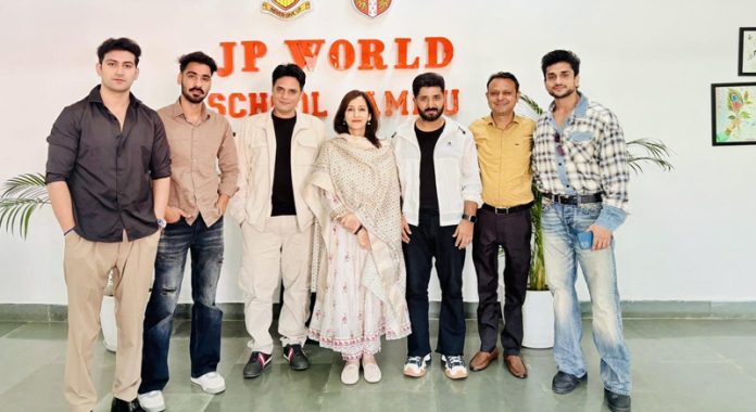 Principal JP World Aparna Kohli along with celebrated figures from Indian film industry.