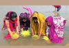 Devotees immersing Saakh in river Tawi at Jammu on Wednesday. -Excelsior/Rakesh