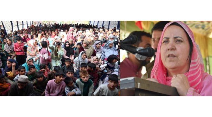 Minister Sakeena Itoo holding Public Darbar on Sunday.