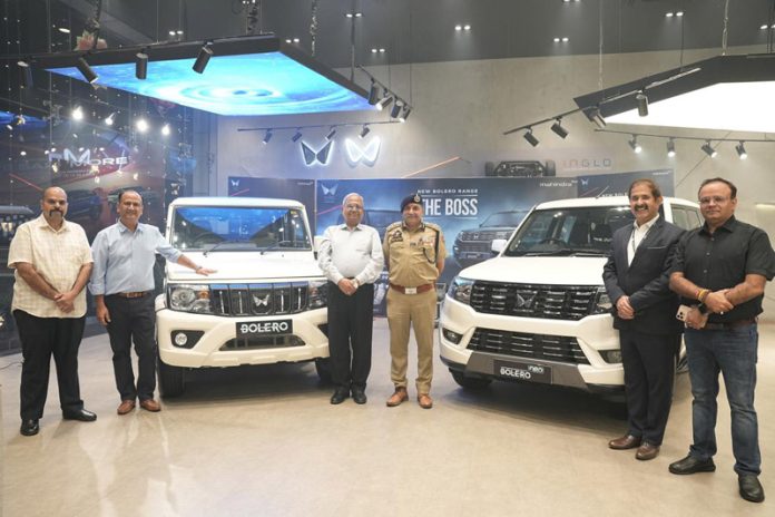 DIG Shiv Kumar Sharma launching new range of Bolero in Jammu.