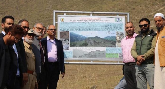 Dr P S Misra and Abdul Qayoom Paul launching a campaign in Srinagar.