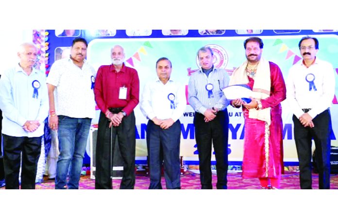 Nrityashree Deepak Dutta along with other dignitaries during an event in Jammu.