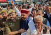 Daily Wagers March To CM's Residence In Jammu, Demand Regularisation, Pending Wages