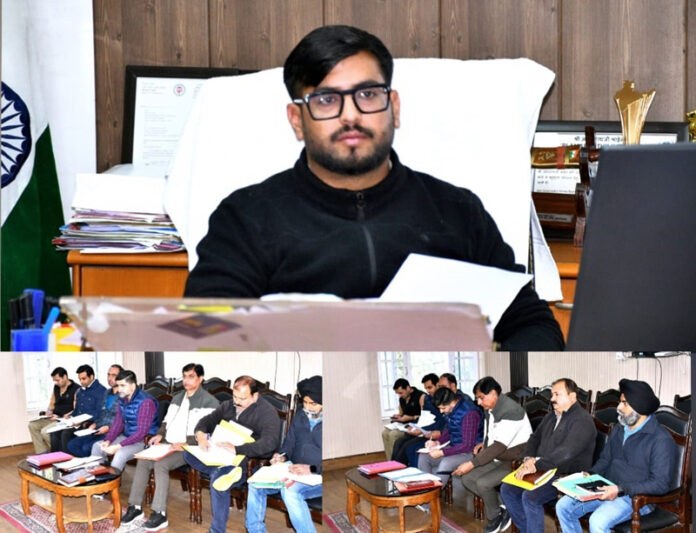 DC Rajouri reviews progress under Vibrant -Villages programme