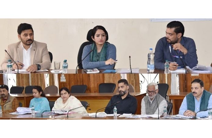 DC Udhampur Saloni reviewing the performance of banks for the quarter ending September 2025.