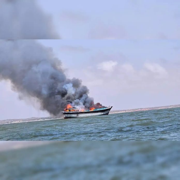 Attackers board ship off coast of Somalia after firing rocket-propelled grenades