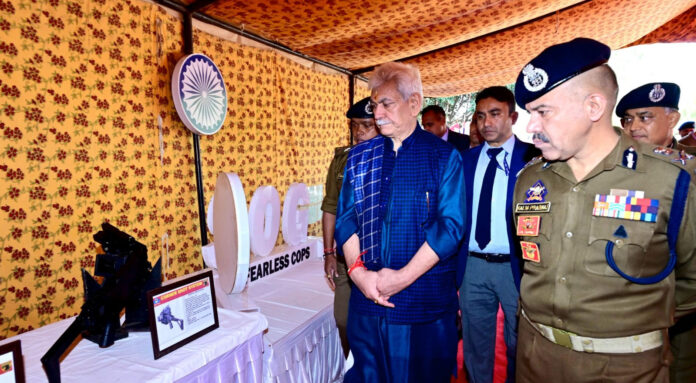 LG Sinha Visits Police Commando Centre In Jammu; Reviews Training Programme