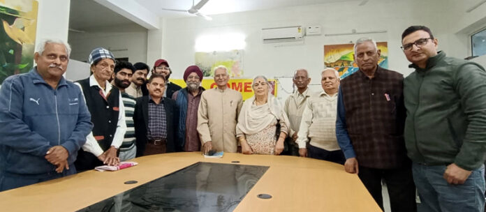 Adbi Kunj members at the special literary session in Jammu.