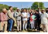 Sham Lal Sharma being apprised of development works on key ponds in Jammu North.