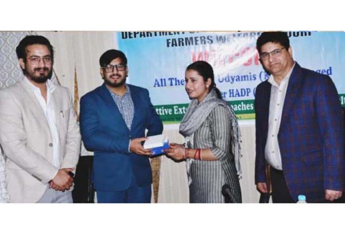 DC Rajouri during a function on Thursday.