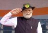 Prime Minister Narendra Modi participates in Rashtriya Ekta Diwas programme in Kevadia, Gujarat on Friday. (UNI)