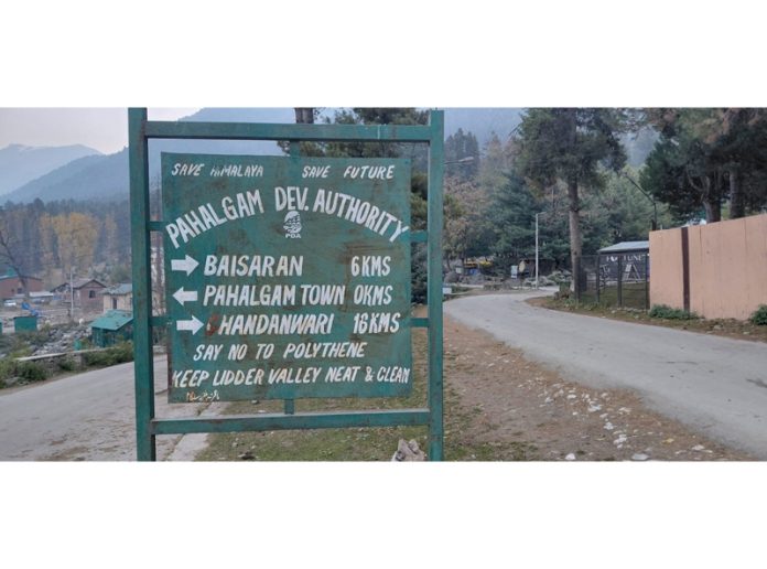 The NIA has given ahead for Cable Car Project in Baisaran, Pahalgam. - Excelsior/Sajad Dar The NIA has given ahead for Cable Car Project in Baisaran, Pahalgam. - Excelsior/Sajad Dar