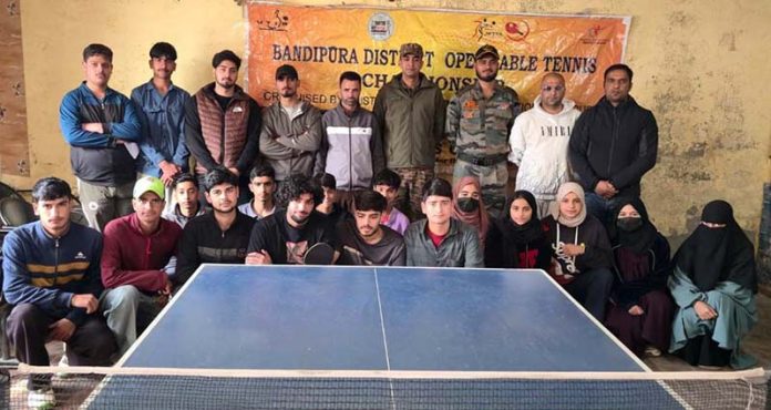 Players posing along with dignitaries during inaugural event.