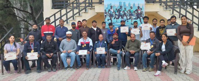 Winners posing along with certificates.