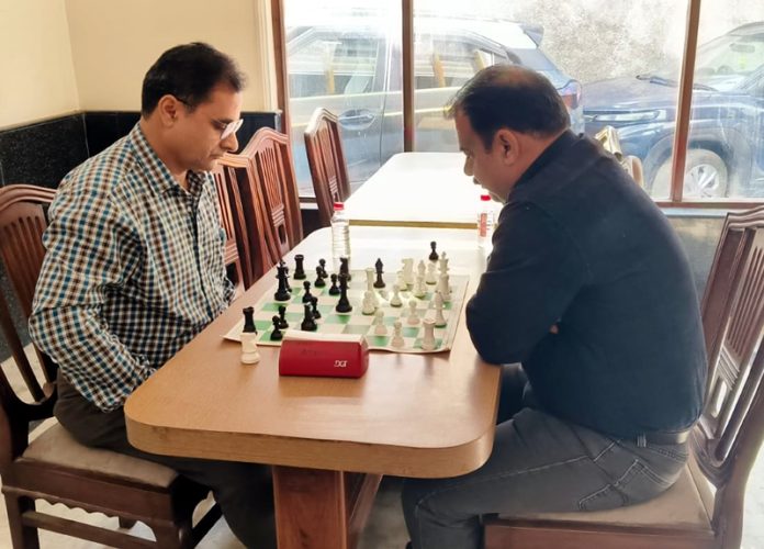 Veteran players playing Chess on Thursday. Veteran players playing Chess on Thursday.