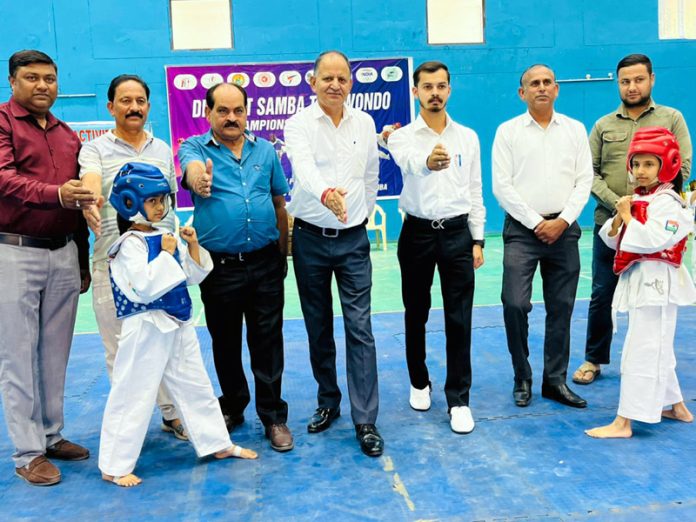 Dignitaries posing with athletes during inaugural event at Samba. Dignitaries posing with athletes during inaugural event at Samba.