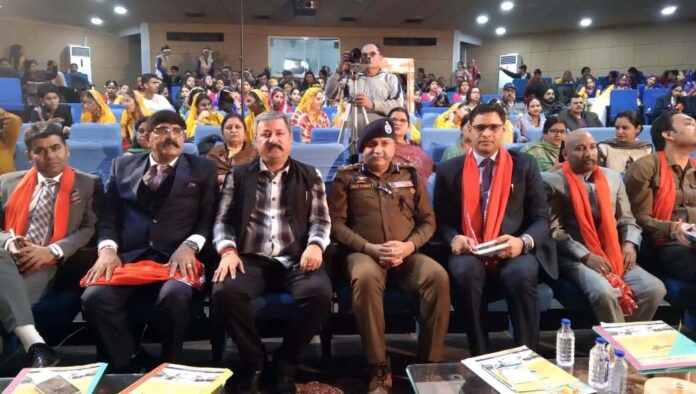 Chief guest along with dignitaries during an event.