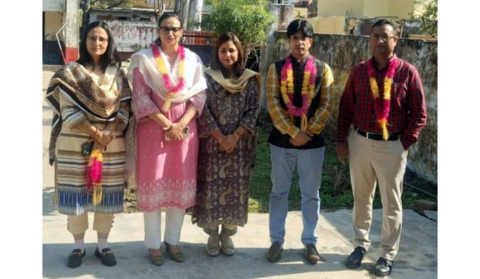 Newly elected staff secretary of GDC Nagrota and his team. Newly elected staff secretary of GDC Nagrota and his team.