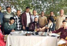 Cold weather challenges Cardiovascular health: Dr Sharma HoD Cardiology GMC & SSH Jammu Dr Sushil Sharma examining patients at Mishriwala on Sunday.