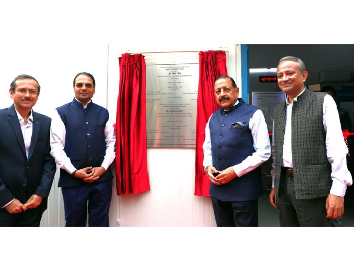 Union Minister Dr Jitendra Singh formally inaugurating the new Unit of CSIR-Institute of Genomics & Integrative Biology (IGIB), New Delhi on Wednesday. Union Minister Dr Jitendra Singh formally inaugurating the new Unit of CSIR-Institute of Genomics & Integrative Biology (IGIB), New Delhi on Wednesday.