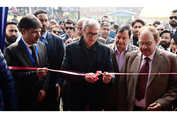 CM Omar Abdullah inaugurating 20th Foundation Day celebrations of IUST at Awantipora. CM Omar Abdullah inaugurating 20th Foundation Day celebrations of IUST at Awantipora.