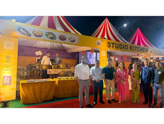 Tourism Department showcasing J&K’s culture and cuisines at Bharat Parv in Gujarat. Tourism Department showcasing J&K’s culture and cuisines at Bharat Parv in Gujarat.