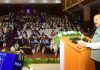Union Minister Dr. Jitendra Singh delivering the inaugural address at "Phenome National Conclave Cohort Connect 2025", at CSIR-IMMT, Bhubaneswar, on Thursday.