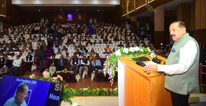 Union Minister Dr. Jitendra Singh delivering the inaugural address at 