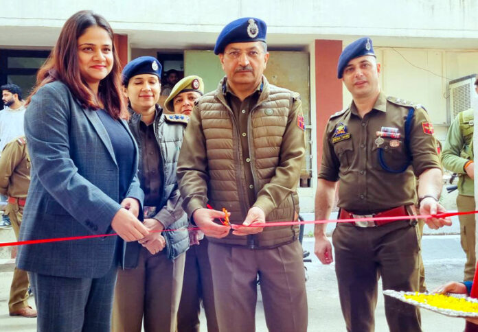 SSP Jammu Joginder Singh inaugurating free health check-up camp at DPL on Wednesday.