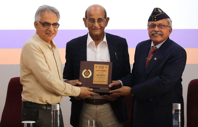 Padma Shri Prof. Lalit Magotra receiving token of appreciation at Jammu. Padma Shri Prof. Lalit Magotra receiving token of appreciation at Jammu.