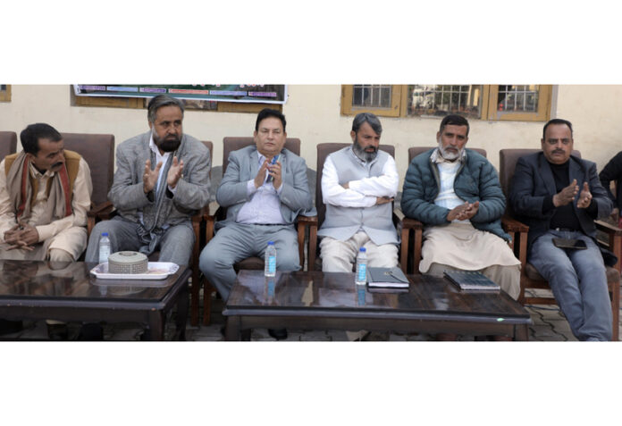 Dignitaries during Gojri cultural conference at Kalakote.