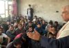 BJP general secretary, Ashok Koul addressing election meeting at Budgam on Monday.