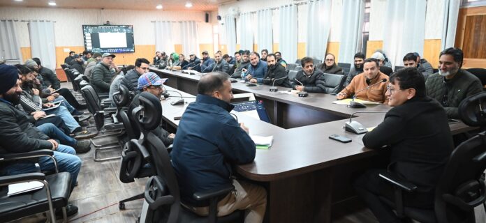 DC Baramulla Reviews SBM-G Activities, Calls for 100% Target Achievement Within Stipulated Timeframe