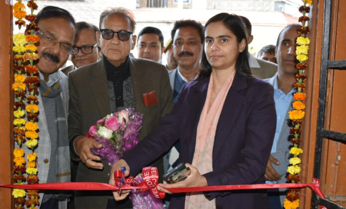DC Reasi Nidhi Malik inaugurating a Shelter Home at Didi Bhangal in Katra.