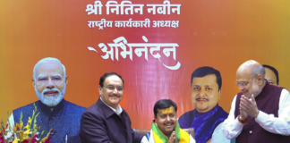 Nitin Nabin Takes Charge As BJP National Working President; Nadda, Shah Facilitate