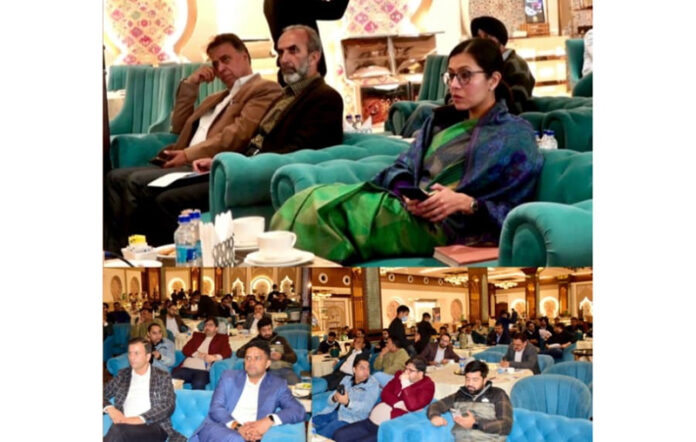 Secy Transport Avny Lavasa chairing a grand Investors meet in jammu Secy Transport Avny Lavasa chairing a grand Investors meet in jammu