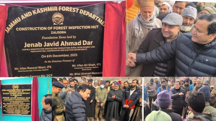 Javid Ahmad Dar inaugurating key Eco-Tourism, development projects in Baramulla.