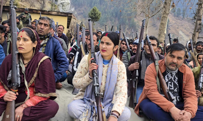 Village Defence Guard training in Doda