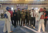 DIG North Kashmir Maqsood ul Zaman during opening ceremony of Taekwondo Championship.