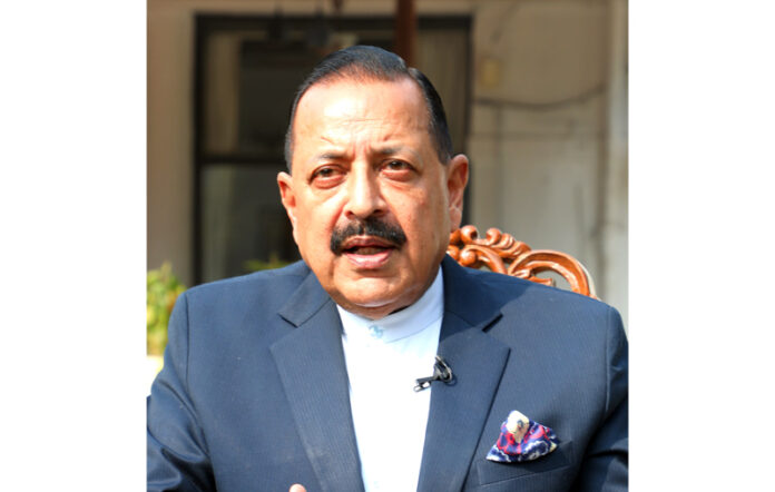 Union Minister Dr. Jitendra Singh in an exclusive interview with DD News at New Delhi on Sunday.