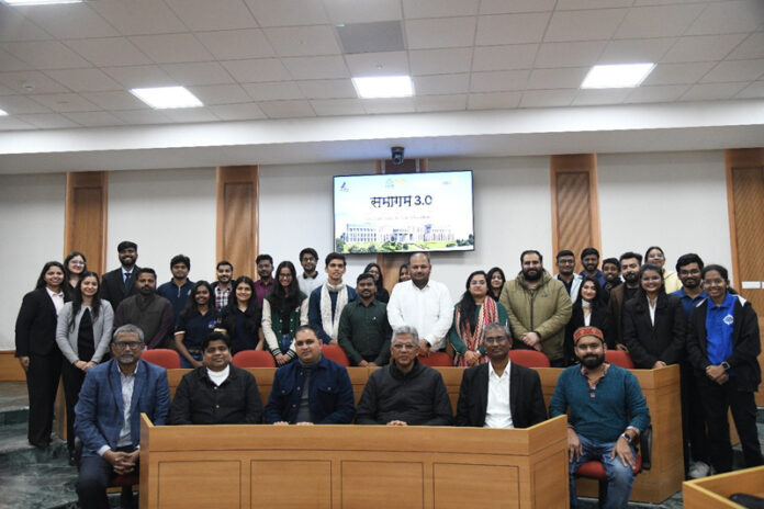 Alumni of IIM Jammu meet during Samagam 3.0 by the institute. Alumni of IIM Jammu meet during Samagam 3.0 by the institute.