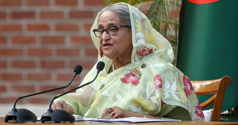 Bangladesh court sentences Sheikh Hasina  to 5-year jail term in land scam case