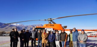 LG Kavinder Gupta Launches Expanded Helicopter Services To Boost Connectivity, Tourism In Ladakh