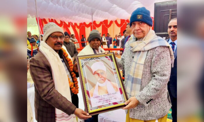 LG Manoj Sinha during a function at Ghazipur on Thursday.