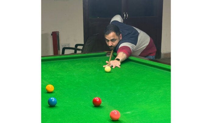 Aseem Ghai in action during a match at MA Stadium. — Excelsior/Rakesh