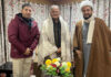 LG Kavinder Gupta posing along with a delegation headed by Sheikh Nazir-Ul-Mehdi in Kargil.