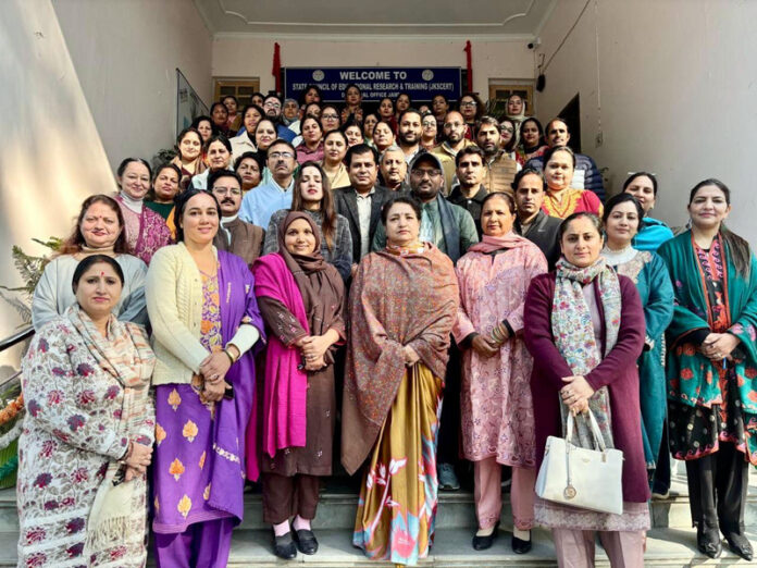 SCERT Joint Director Prof Sindhu Kapoor with participants of orientation programme.